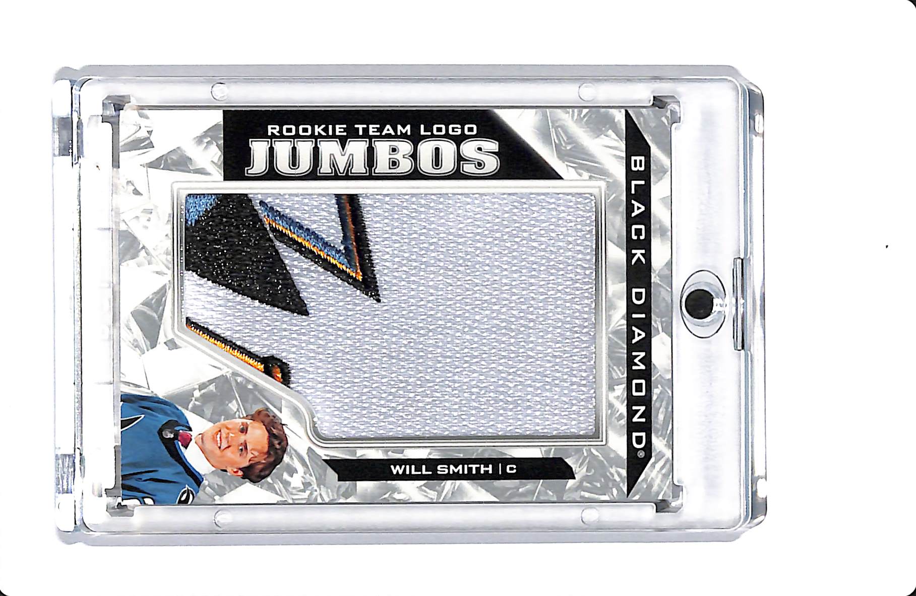 2024-25 UPPER DECK BLACK DIAMOND WILL SMITH ROOKIE TEAM LOGO JUMBOS