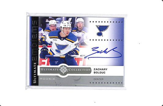 2024-25 UPPER DECK ULTIMATE COLLECTION ULTIMATE EMBLEMS ZACHARY BOLDUC AUTO