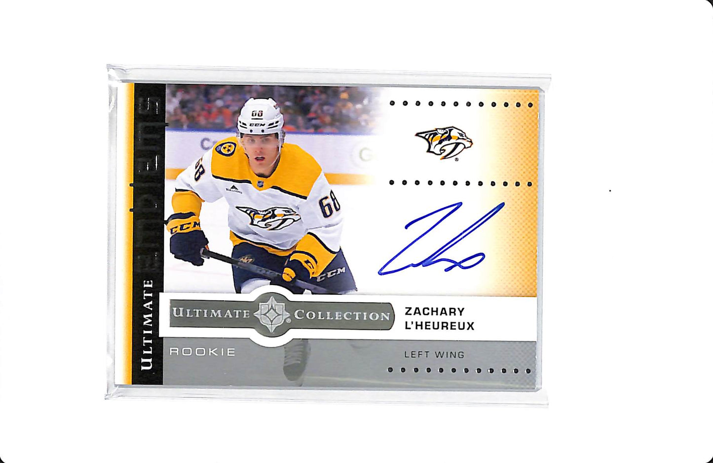 2024-25 UPPER DECK ULTIMATE COLLECTION ULTIMATE EMBLEMS ZACHARY L'HEUREUX AUTO
