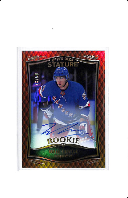 2023-24 UPPER DECK STATURE ROOKIE ORANGE AUTO WILL CUYLLE 18/50
