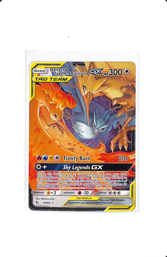 MOLTRES & ZAPDOS & ARTICUNO GX 44/68