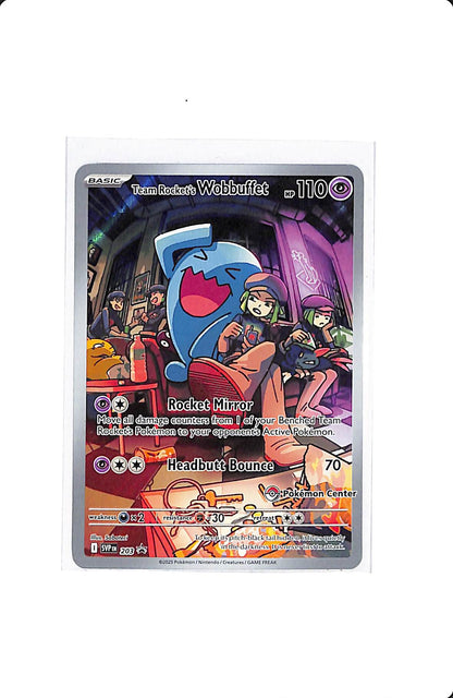 TEAM ROCKET'S WOBBUFFET 203 PROMO (POKEMON CENTER EXCLUSIVE)