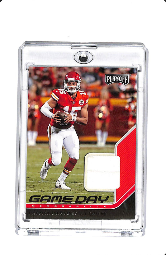 2018 PANINI PLAYOFF GAMEDAY MEMORABILIA PATRICK MAHOMES II PATCH