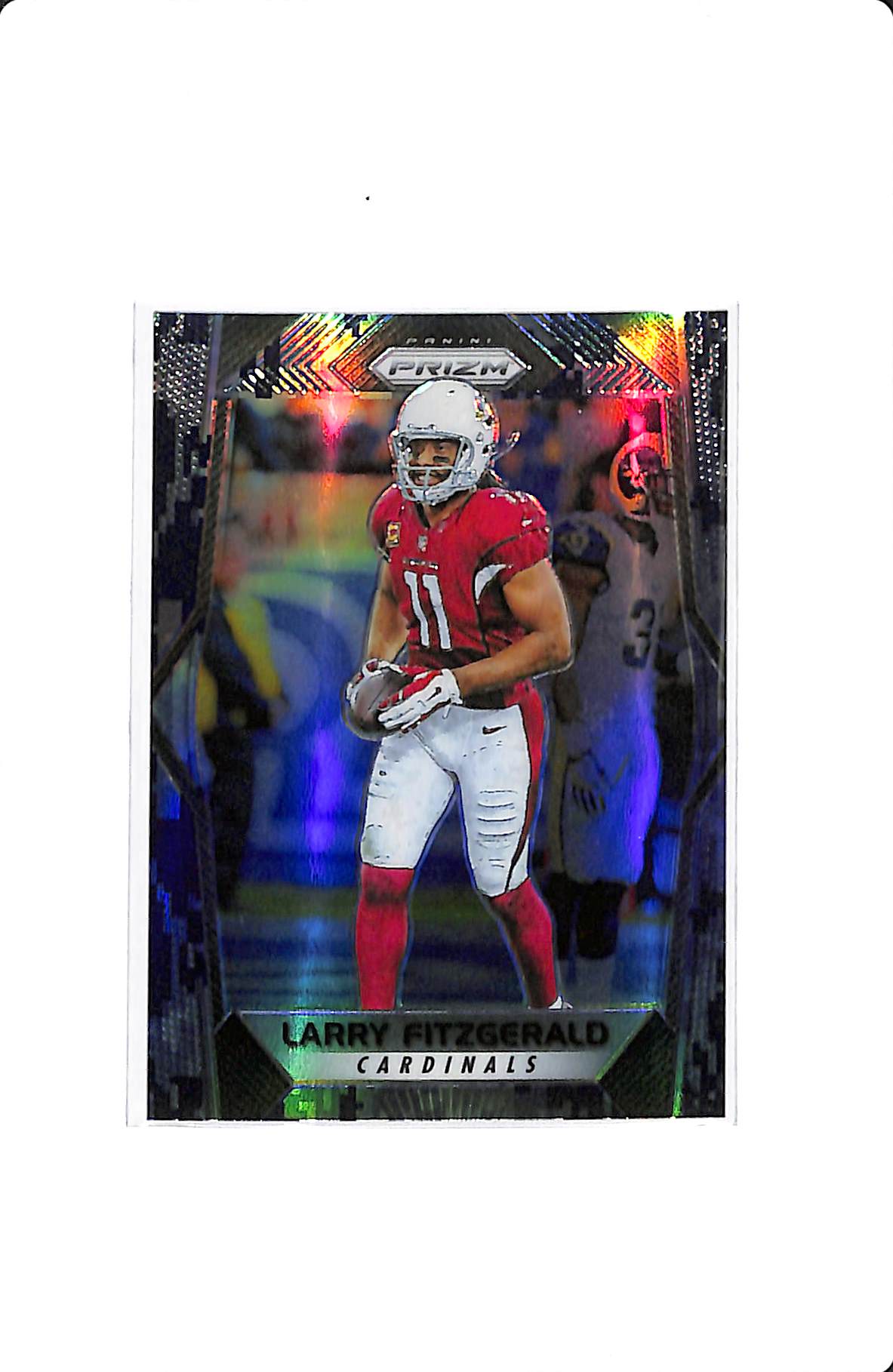 2017 PANINI PRIZM BLUE CAMO LARRY FITZGERALD 13/25