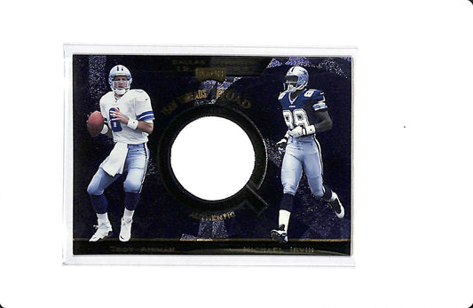 1999 PLAYOFF TEAM THREADS QUAD TROY AIKMAN/MICHAEL IRVIN/EMMITT SMITH/DEION SANDERS PATCH