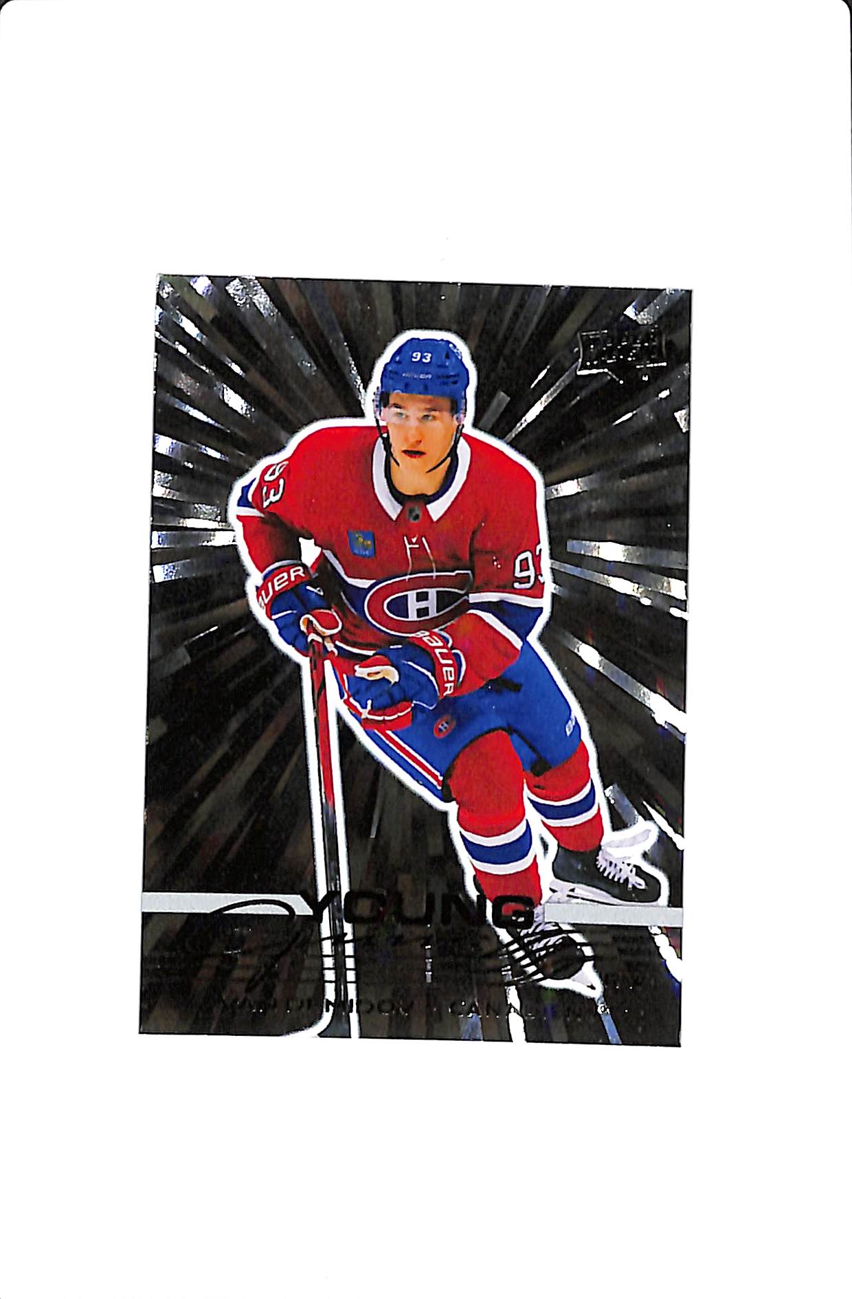 2025-26 UPPER DECK SERIES 1 IVAN DEMIDOV YOUNG GUNS OUTBURST #205