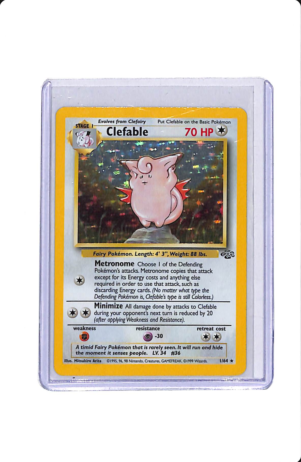 CLEFABLE BASE SET 2 #5