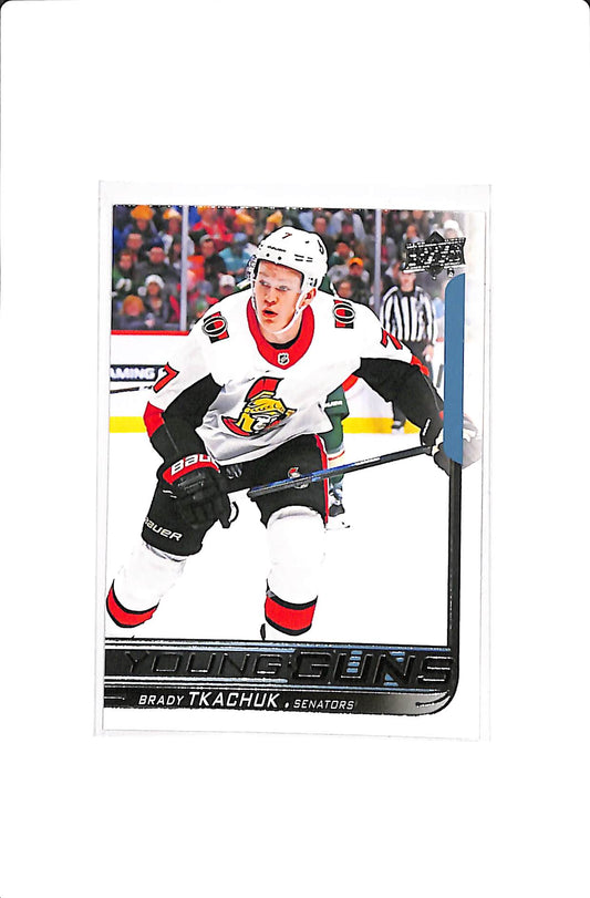 2018-19 UPPER DECK SERIES 2 BRADY TKACHUK YOUNG GUNS #499