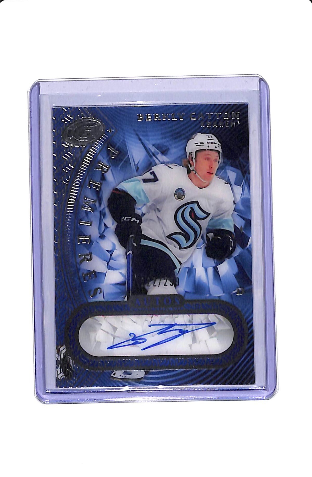 2025-26 UPPER DECK ICE BERKLY CATTON PREMIERES AUTO /299 #IPA-BE