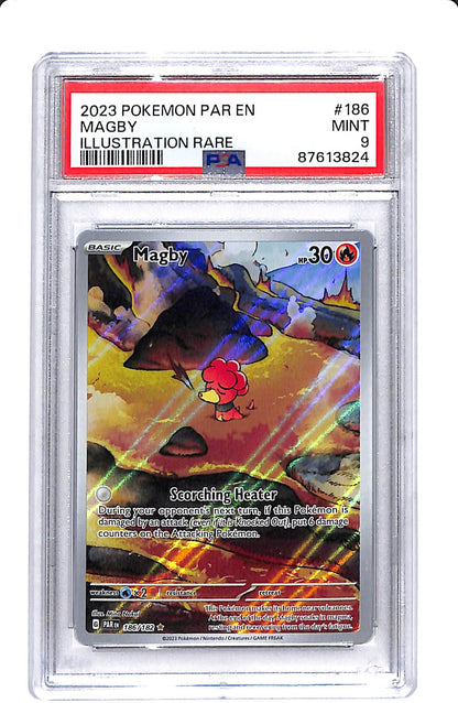 2023 POKEMON PAR EN MAGBY ILLUSTRATION RARE PSA 9
