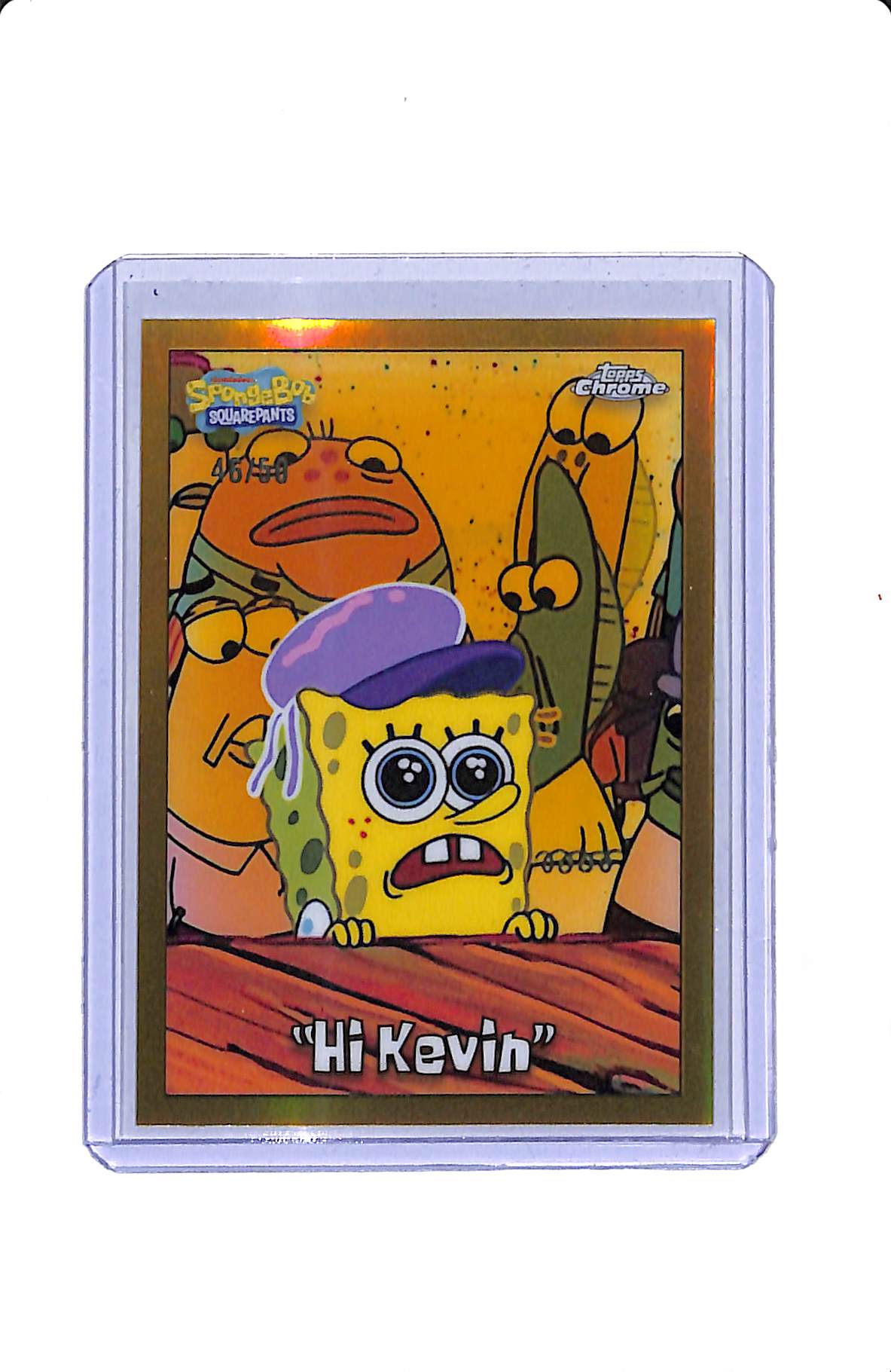 Topps Chrome Spongebob 