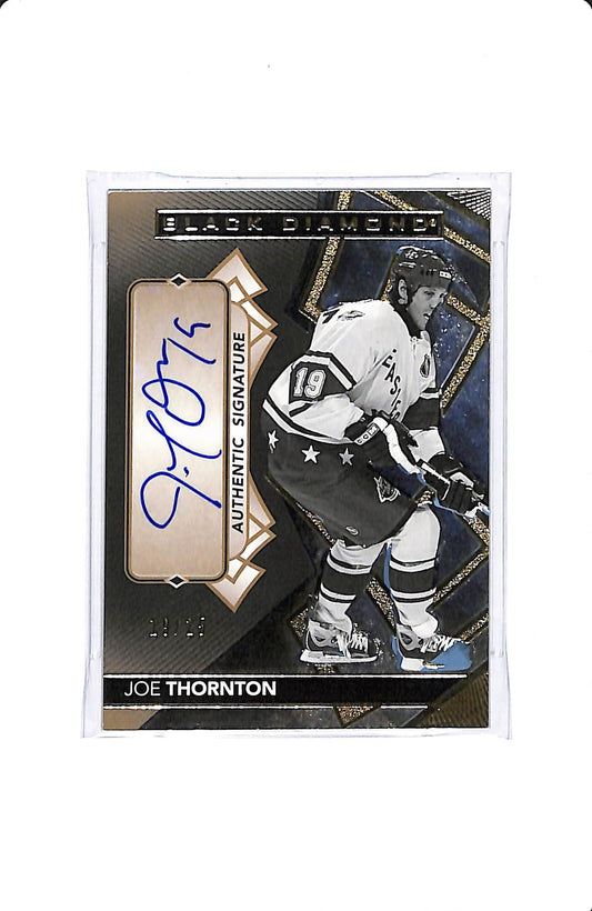 2020-21 BLACK DIAMOND JOE THORNTON AUTOGRAPH 19/25