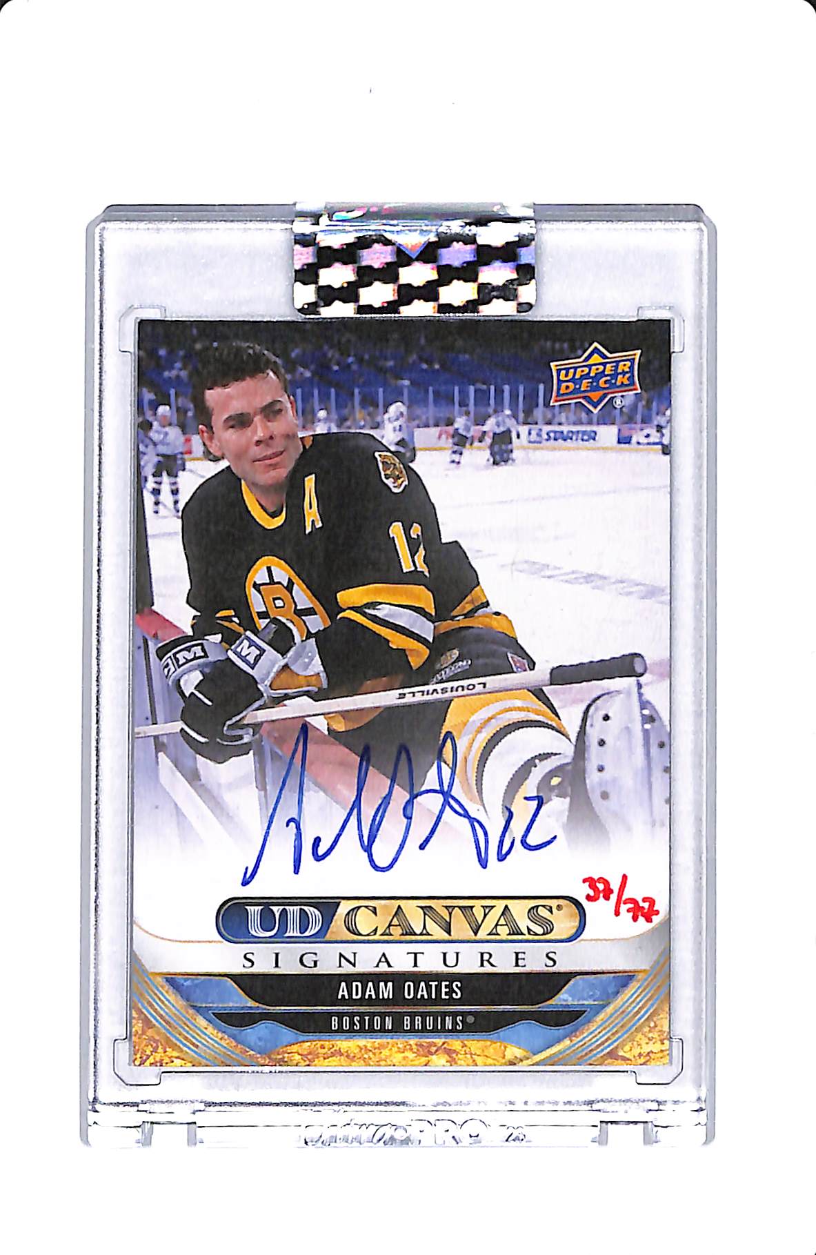 2024-25 UPPER DECK ADAM OATES UD CANVAS SIGNATURES 37/77
