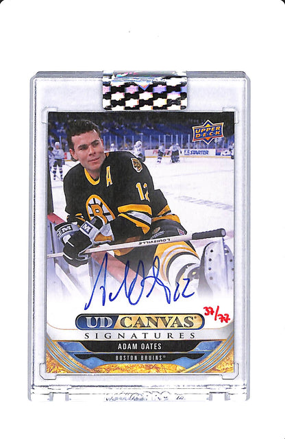 2024-25 UPPER DECK ADAM OATES UD CANVAS SIGNATURES 37/77