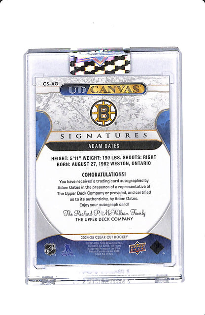 2024-25 UPPER DECK ADAM OATES UD CANVAS SIGNATURES 37/77