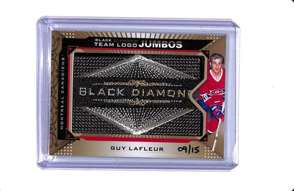 2015-16 UPPER DECK BLACK DIAMOND GUY LAFLEUR TEAM LOGO JUMBOS 9/15