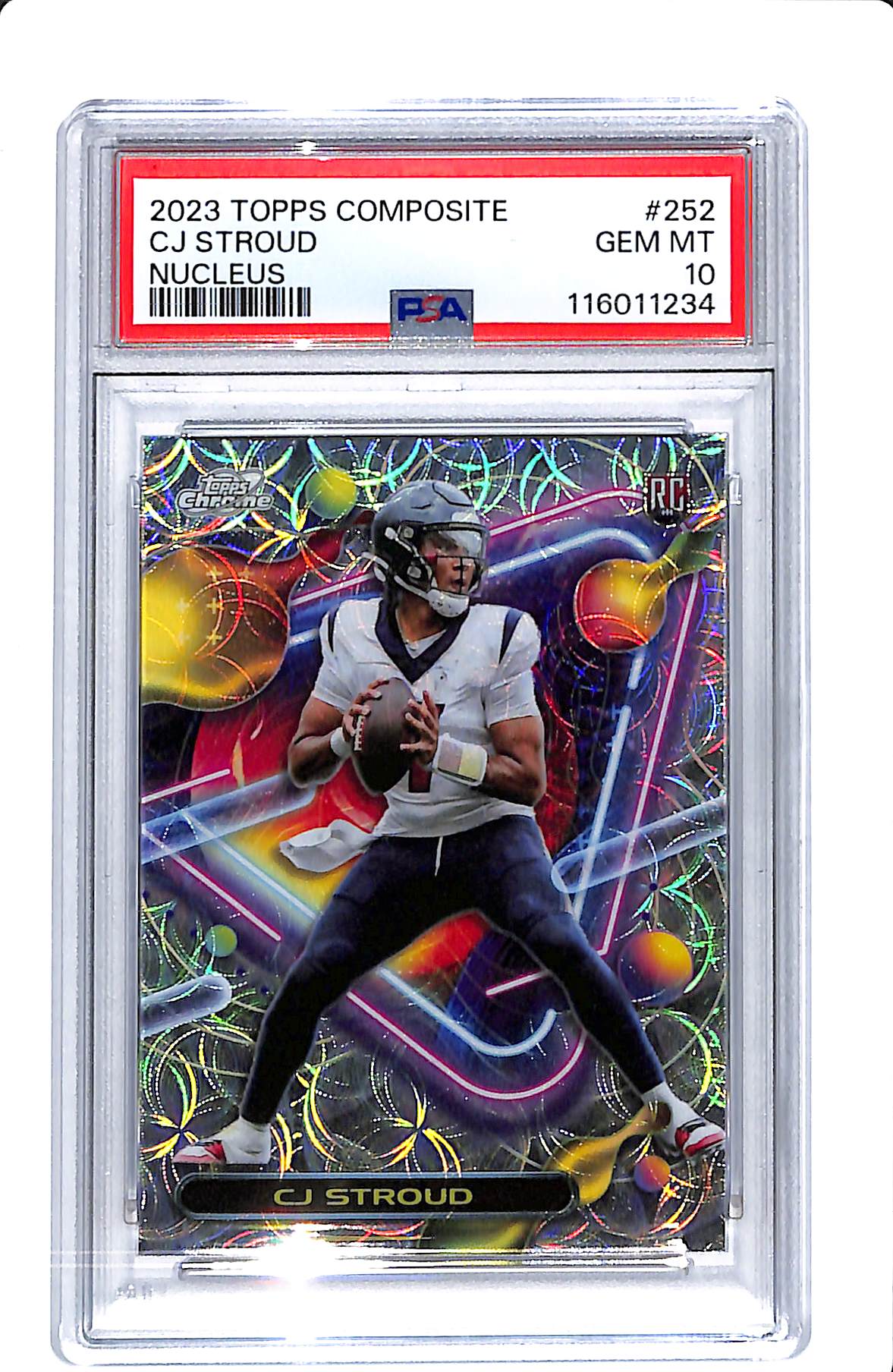 2023 TOPPS COMPOSITE CJ STROUD NUCLEUS PSA 10