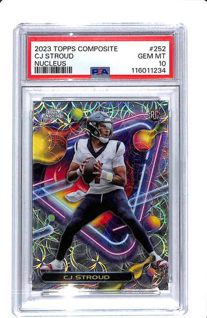 2023 TOPPS COMPOSITE CJ STROUD NUCLEUS PSA 10