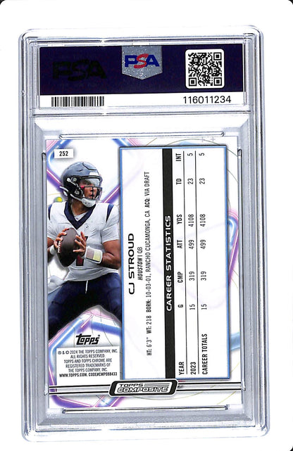 2023 TOPPS COMPOSITE CJ STROUD NUCLEUS PSA 10