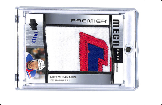 2023-24 UPPER DECK PREMIER MEGA PATCH CHEST LOGO ARTEMI PANARIN 19/20