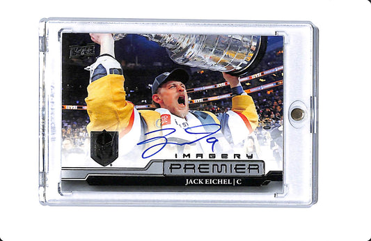 2022-23 UPPER DECK PREMIER IMAGERY PREMIER JACK EICHEL AUTO