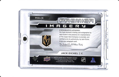 2022-23 UPPER DECK PREMIER IMAGERY PREMIER JACK EICHEL AUTO