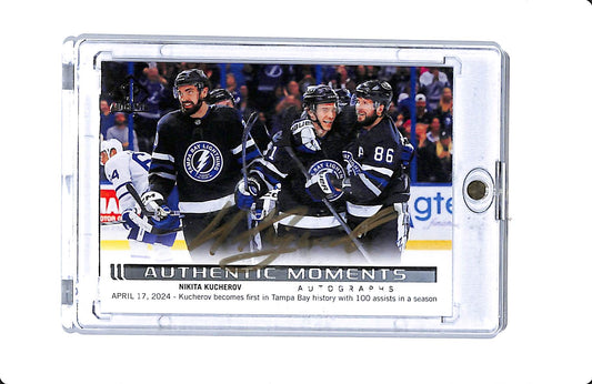 2024-25 UPPER DECK SP AUTHENTIC AUTHENTIC MOMENTS NIKITA KUCHEROV AUTO
