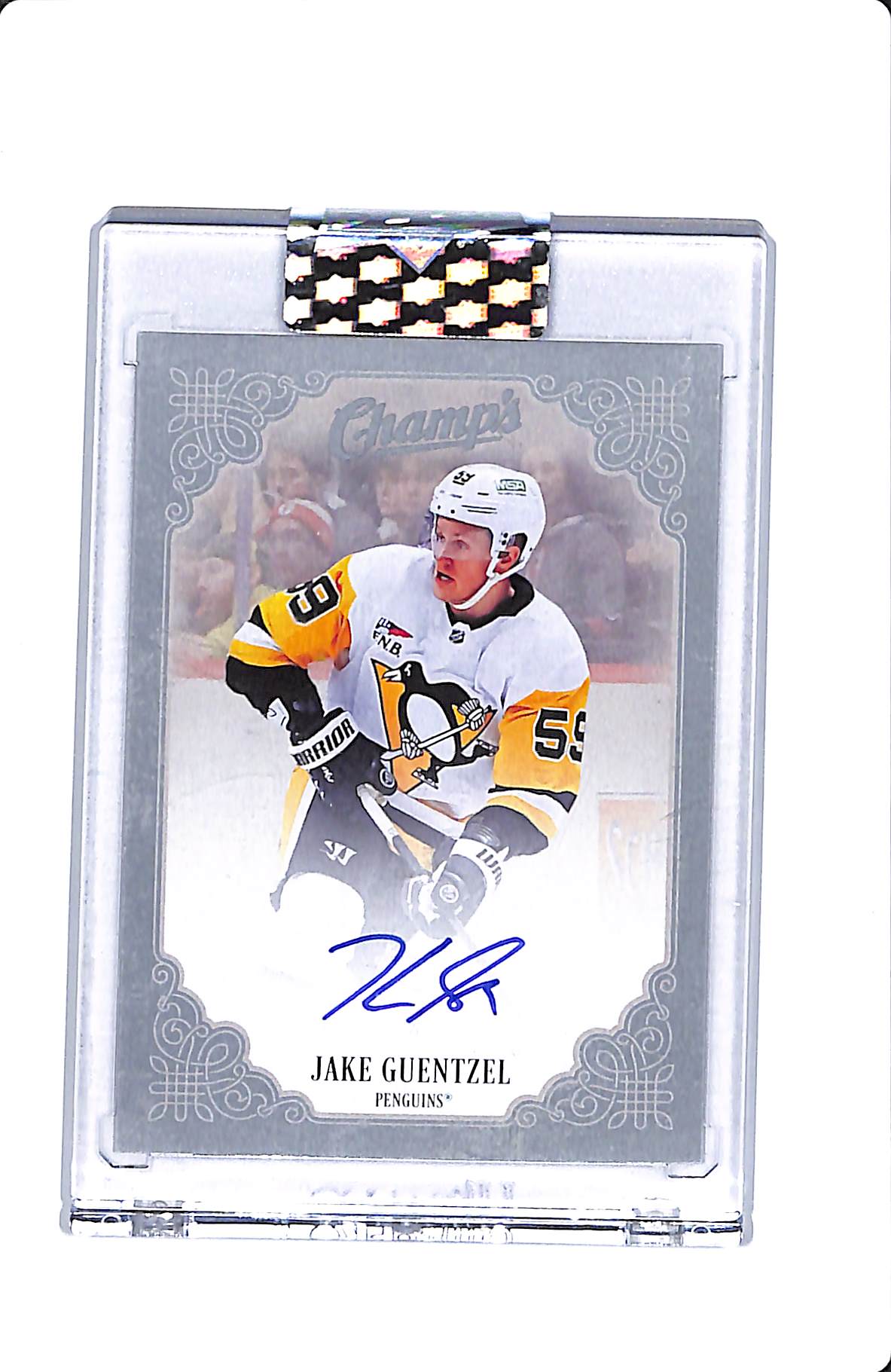 2023-24 UPPER DECK CLEAR CUT CHAMPS JAKE GUENTZEL AUTO