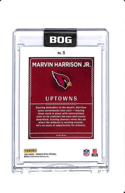 2024 PANINI DONRUSS OPTIC UPTOWNS MARVIN HARRISON JR. RC