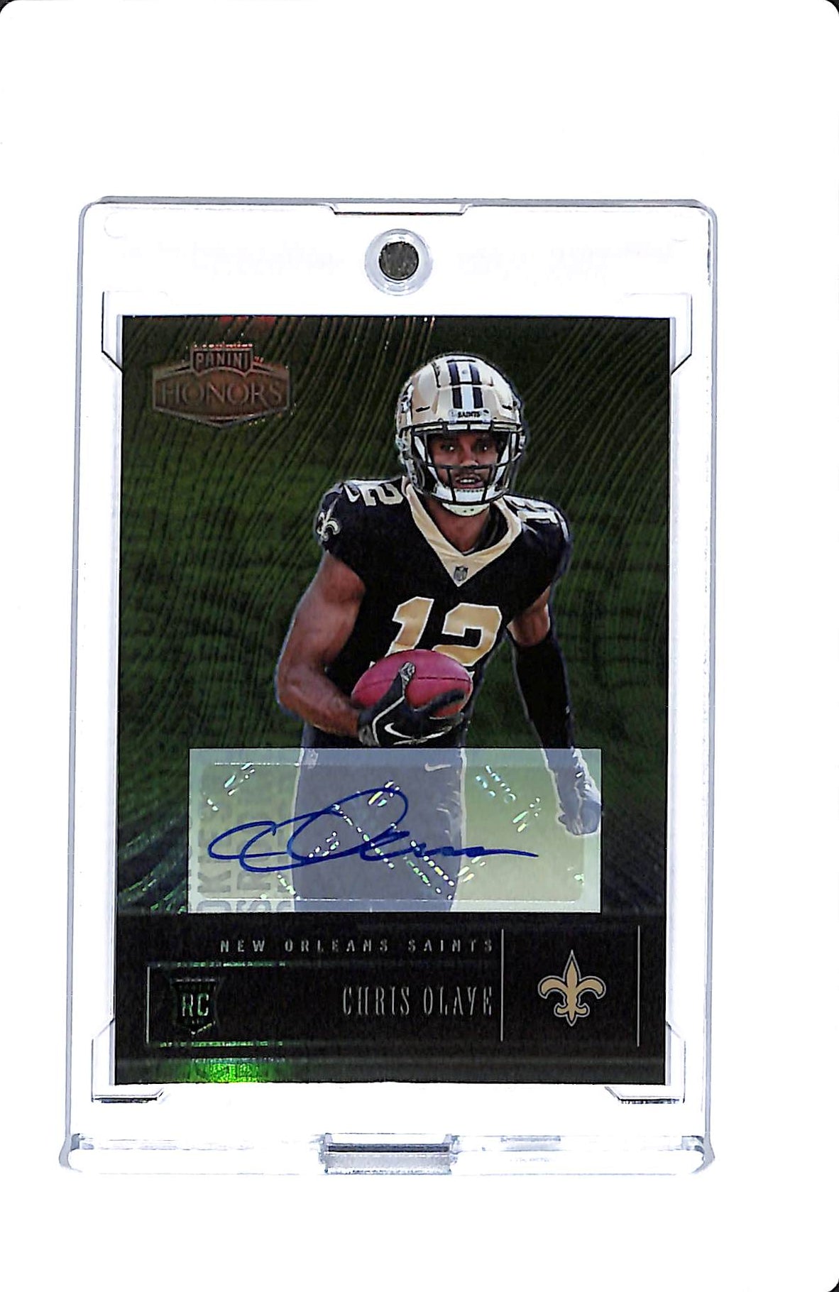 2022 PANINI HONORS GREEN CHRIS OLAVE ROOKIE AUTO 05/35