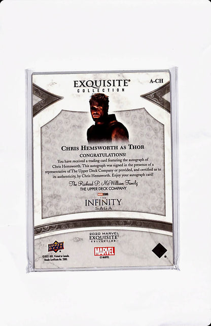 2020 MARVEL EXQUISITE CHRIS HEMSWORTH AS THOR AUTO /65