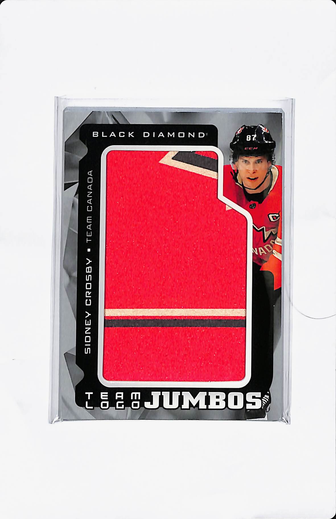 2025-26 BLACK DIAMOND TEAM LOGO JUMBOS SIDNEY CROSBY