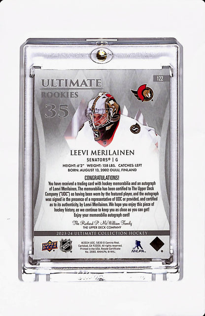 2024 UD ULTIMATE LEEVI MERILAINEN PATCH AUTO /15