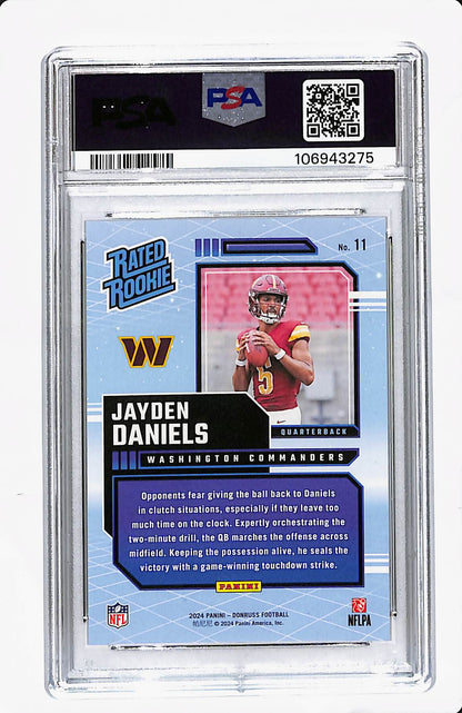 2024 DONRUSS JAYDEN DANIELS RATED ROOKIES RETRO PSA 10