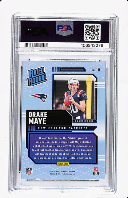 2024 DONRUSS DRAKE MAYE RATED ROOKIES RETRO PSA 9