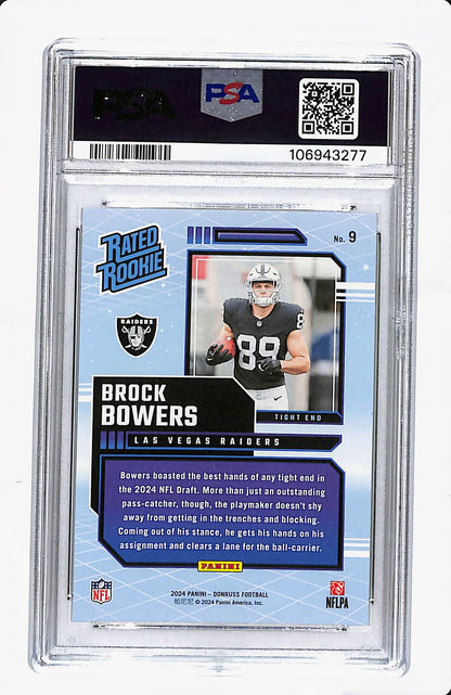2024 DONRUSS BROCK BOWERS RATED ROOKIES RETRO PSA 10