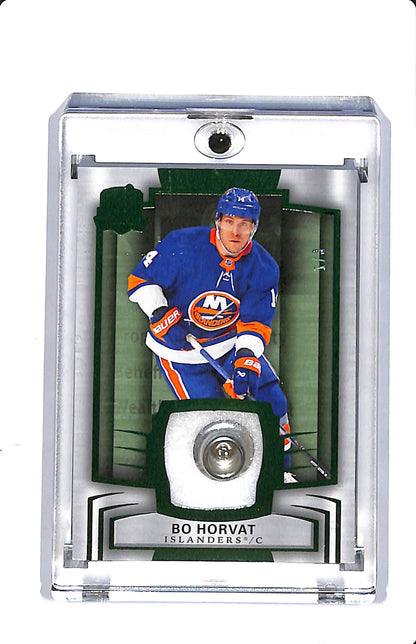 2024-25 UPPER DECK THE CUP BO HORVAT GREEN FOIL BUTTON PATCH 1/3