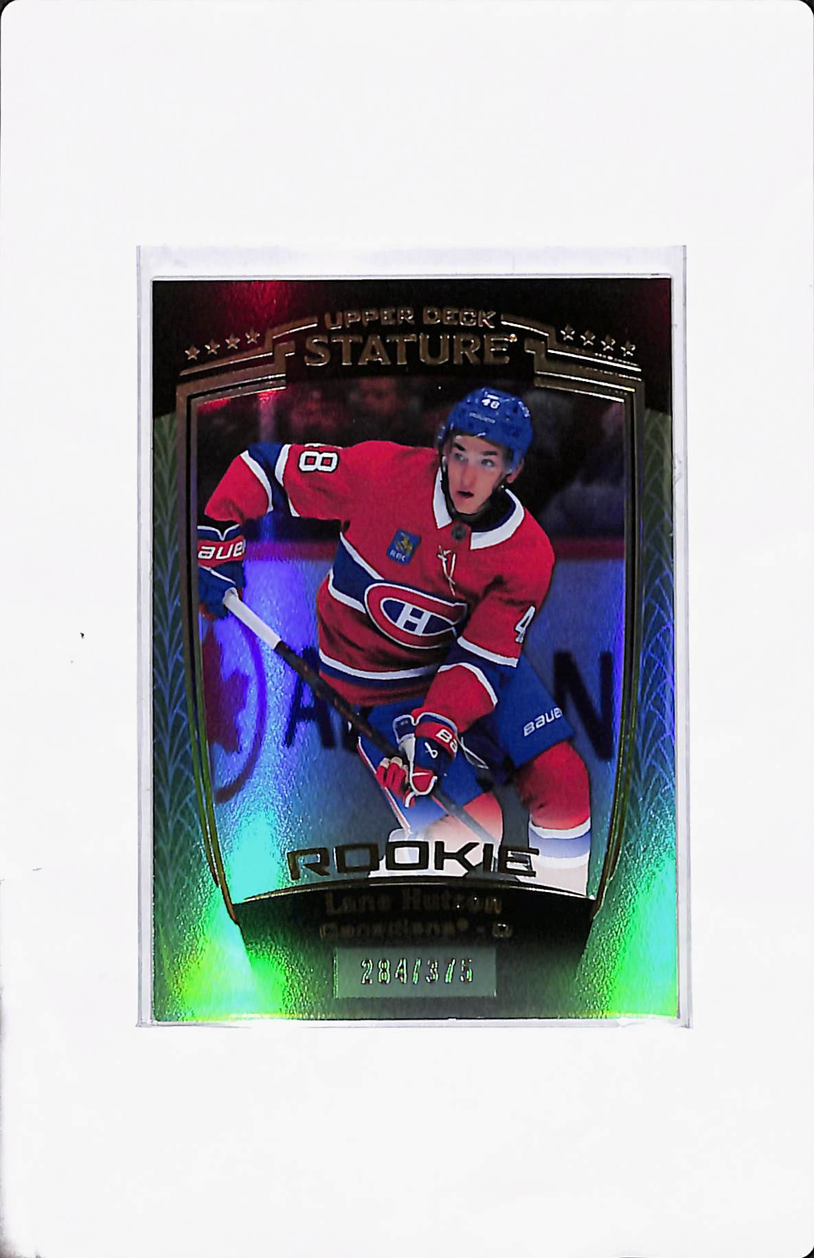 2024-25 STATURE LANE HUTSON ROOKIE GREEN /375