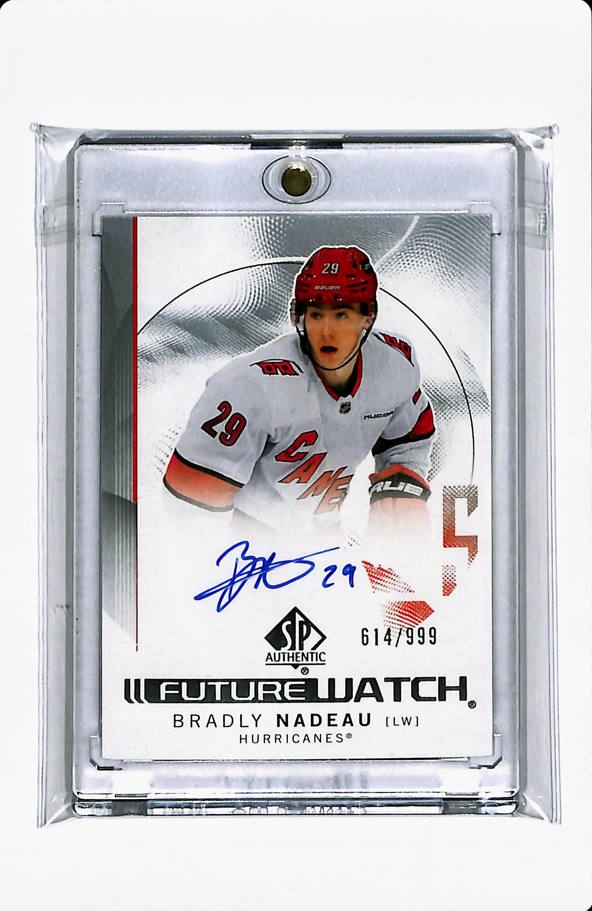 2024-25 SP AUTHENTIC BRADLEY NADEAU FUTURE WATCH AUTO / 999