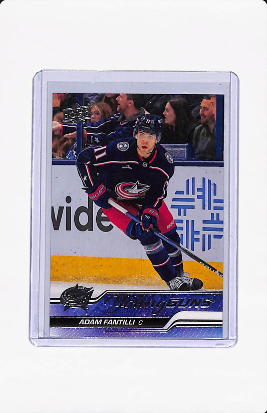 2023-24 UD EXTENDED SERIES ADAM FANTILI YOUNG GUNS