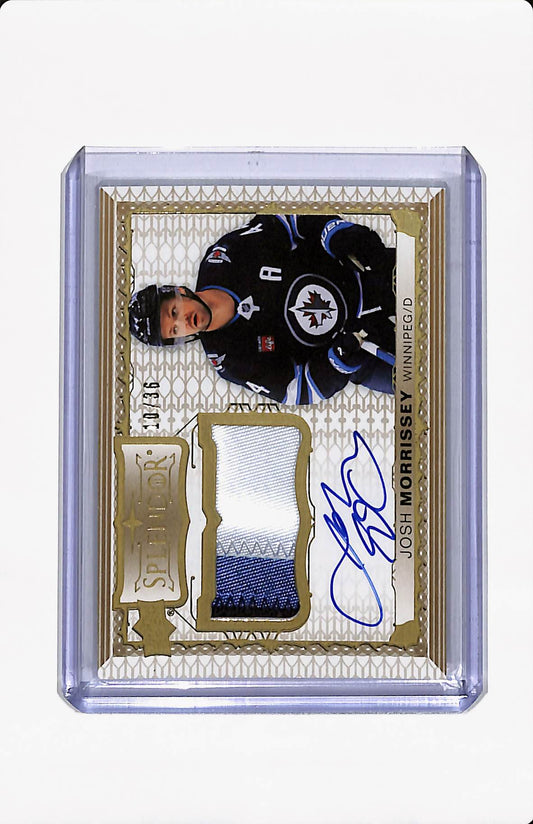 2023-24 UD SPLENDOR JOSH MORRISEY PATCH AUTO 10/36