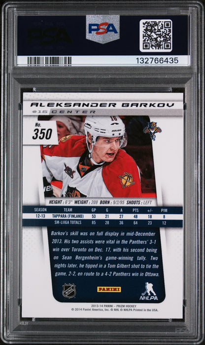 2013 PANINI ANTHOLOGY ALEKSANDER BARKOV PRIZM ROOKIE UPDATE PSA 10