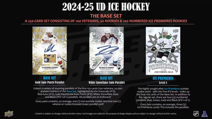 2024-25 Upper Deck Ice Hockey Hobby Box