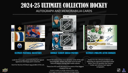 2024-25 Upper Deck Ultimate Collection Hockey Hobby Box