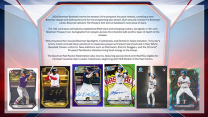 2026 Topps Bowman Baseball Value Box