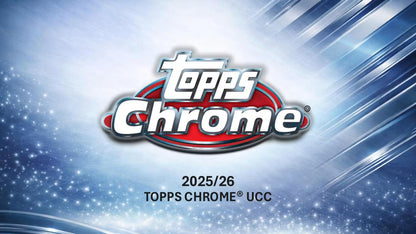 2025/26 Topps Chrome UEFA Club Competitions Fanatics Fest NYC Soccer Hobby Box