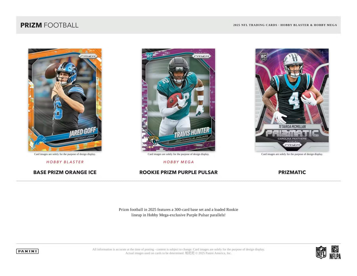2025 Panini Prizm Football Hobby Mega Box