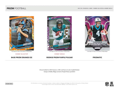 2025 Panini Prizm Football Hobby Mega Box