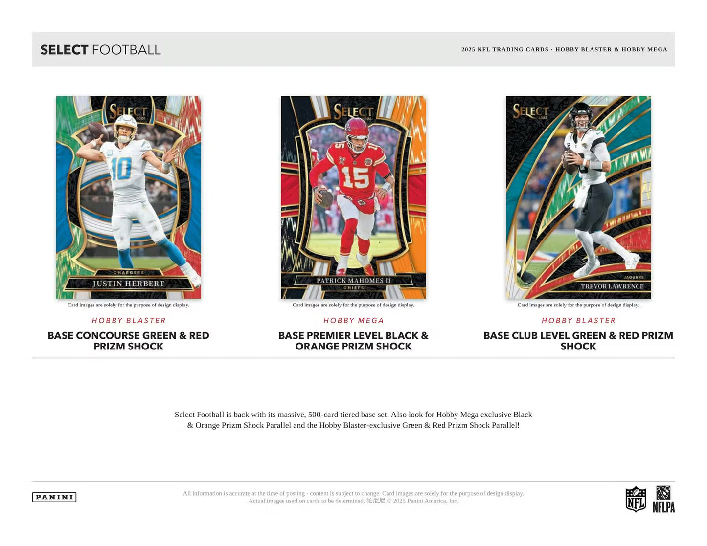 2025 Panini Select Football 6-Pack Hobby Blaster Box