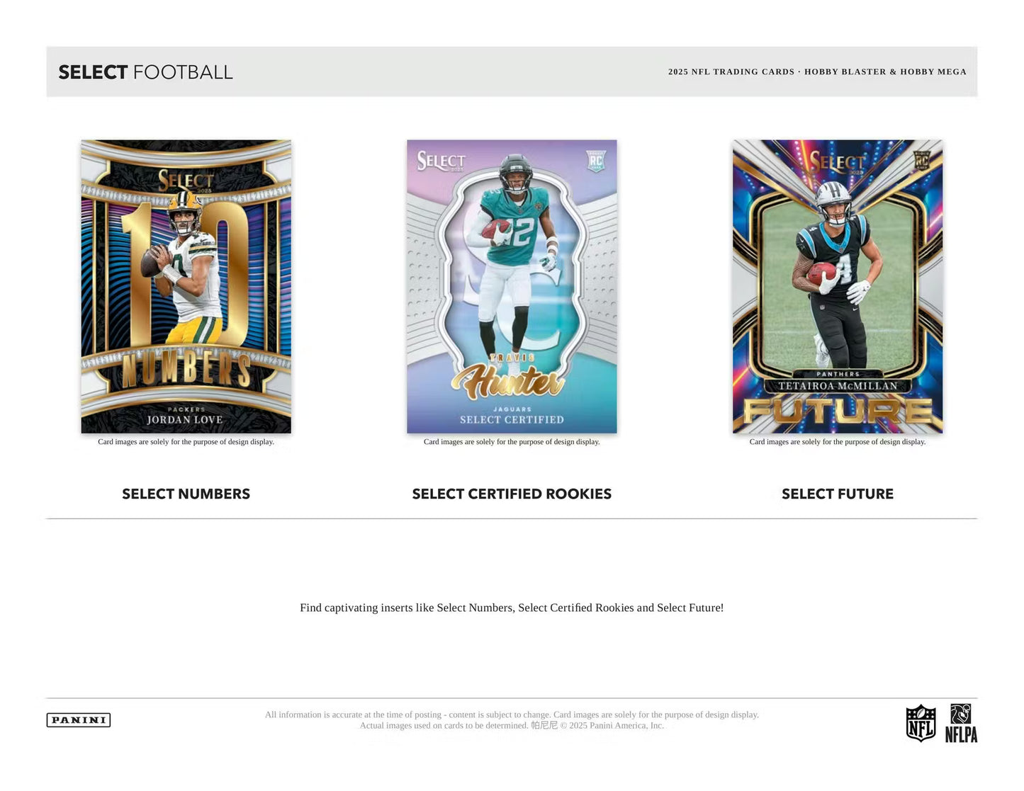 2025 Panini Select Football 6-Pack Hobby Blaster Box